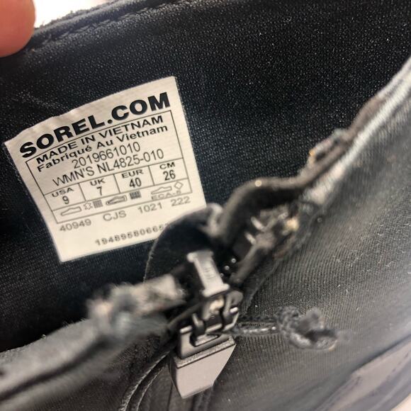 Sorel Womens Kinetic Breakthru Acadia Ankle Bootie Black Size US 9 - Picture 6 of 7